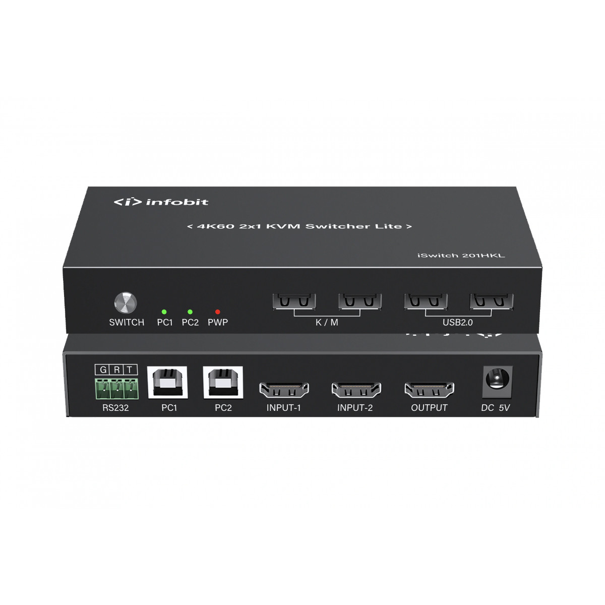 4K60 2x1 commutateur KVM Lite