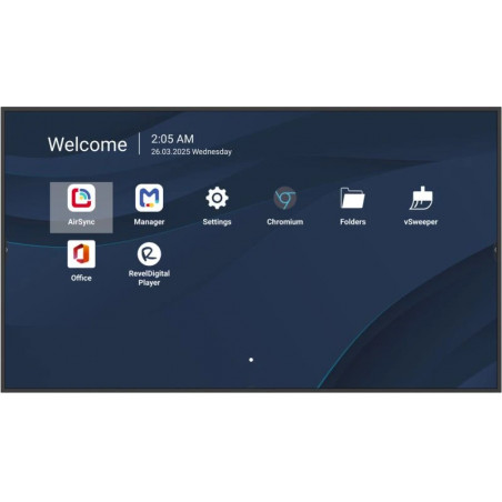 Écran d’Affichage Professionnel 4K de 55 avec intégration ProAV